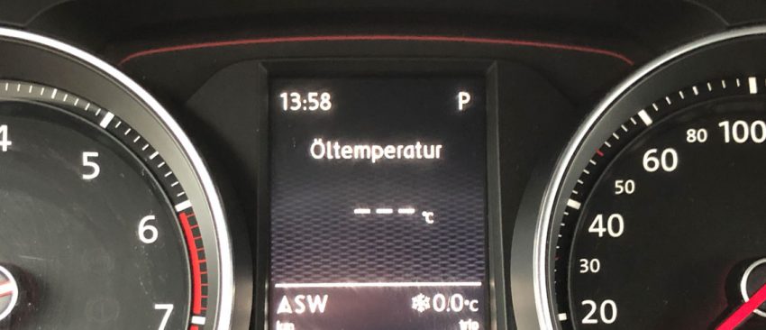 Golf 7 GTI Öltemperatur