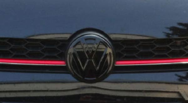 VW Emblem Schwarz