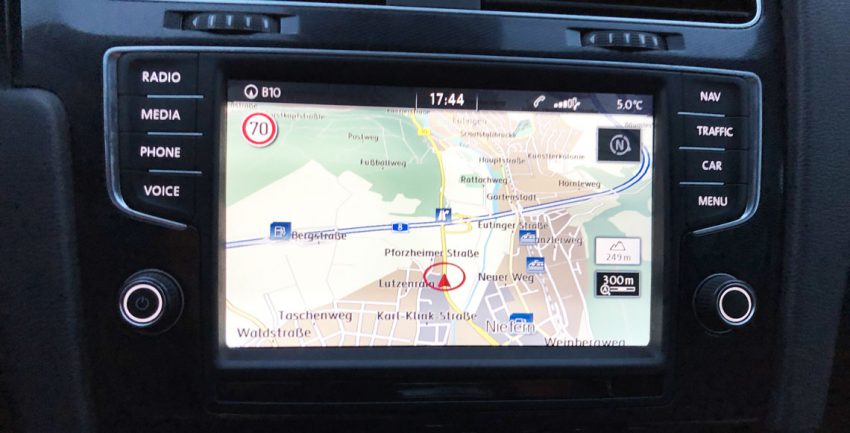 Navigationssystem VW Golf 7