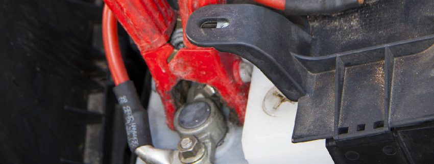 Autobatterie Minuspol