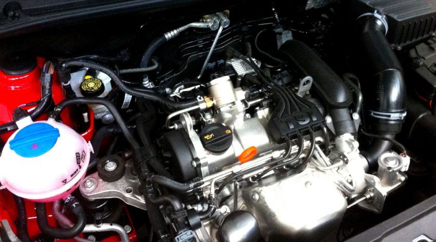 Motor von einem Skoda Fabia 5JF