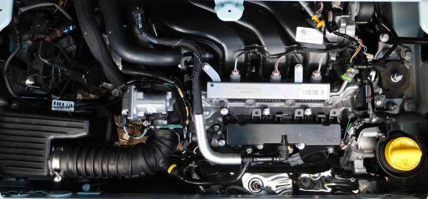 Motorraum Renault Twingo