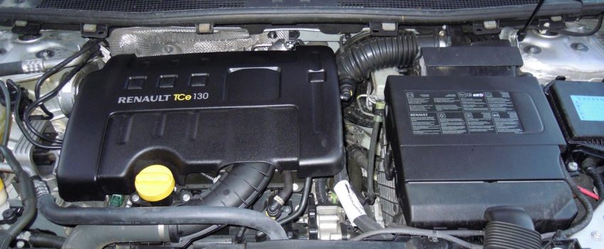 Motorraum Renault Megane TcE Motor