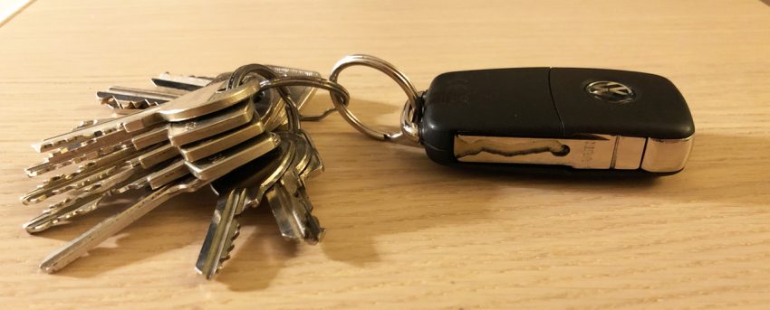 VW UP Schlüsselbund