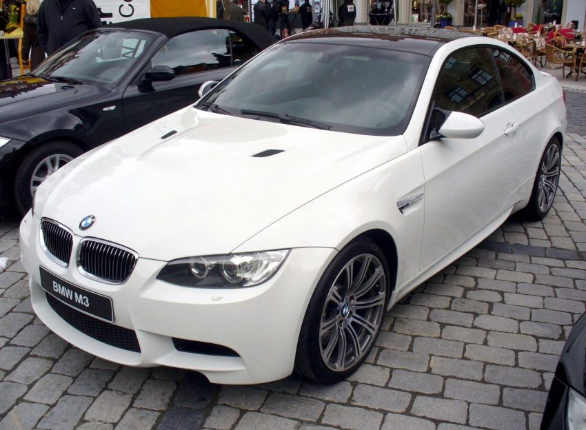 Frontansicht Weißer BMW M3
