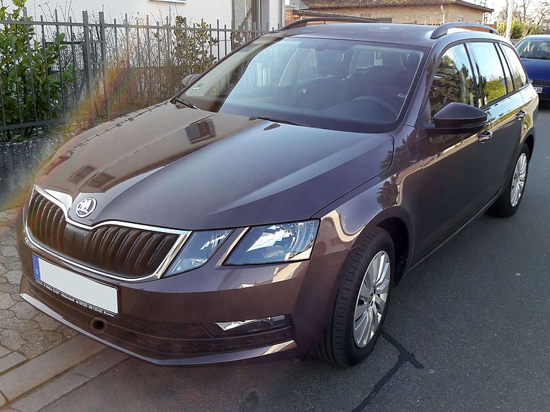 Frontansicht Skoda Octavia 3 Facelift
