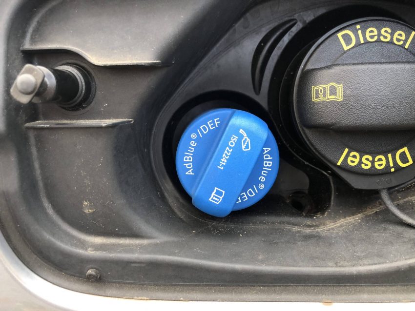 AdBlue Nachfüllen Tanken Audi A4
