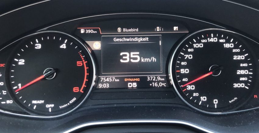 Tacho Geschwindigkeit Audi A4