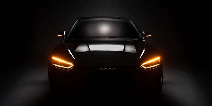 Audi A4 LED Scheinwerfer Orange