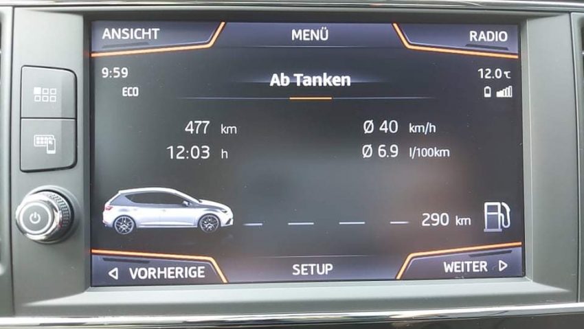 Tankanzeige Seat Leon 3