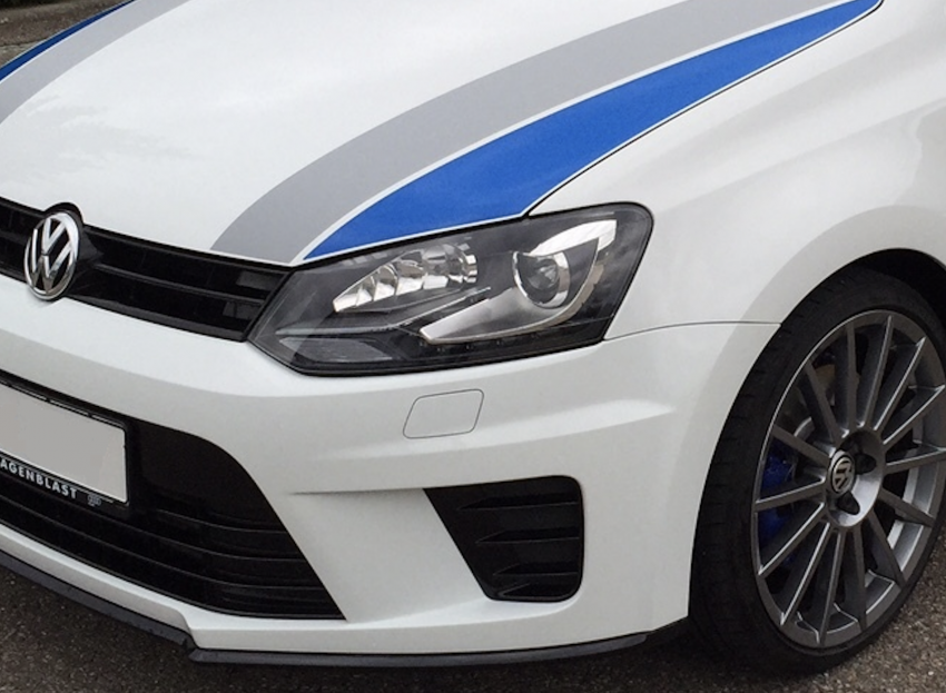 Scheinwerfer Weißer VW Polo V