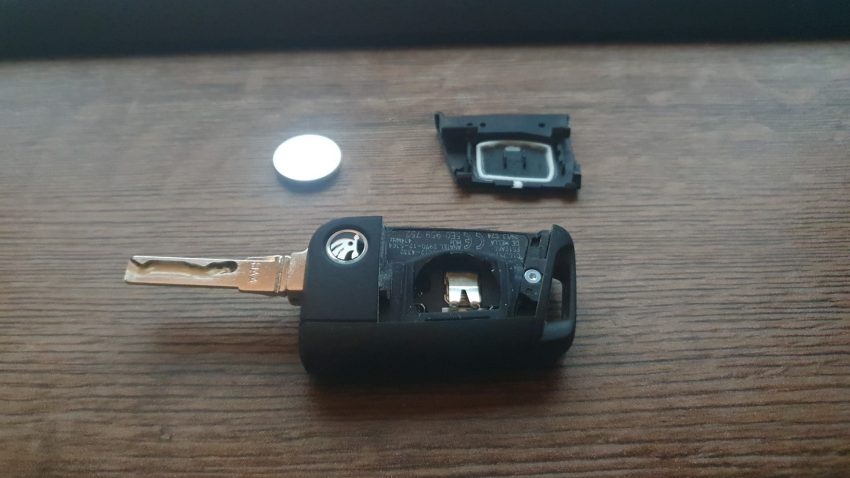 Offener Funkschlüssel eines Octavia III