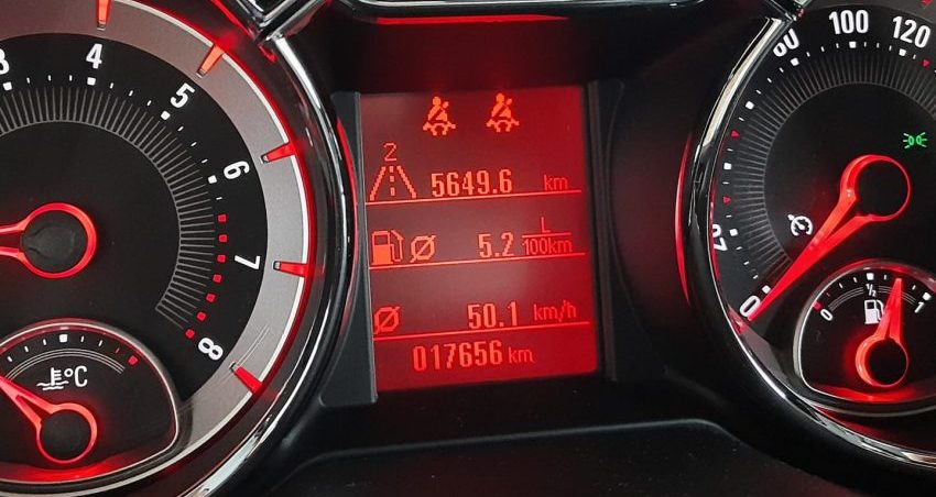 Verbrauch Anzeige Opel Adam