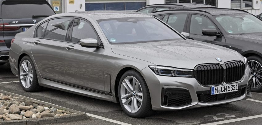 7er BMW Modell G12 Front-Seitenansicht