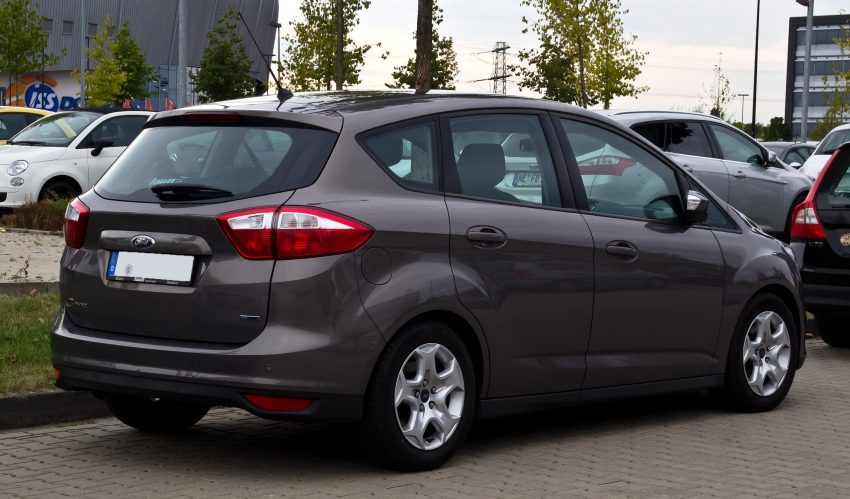 Ford C-Max II Heckansicht schwarz TDCI Motor