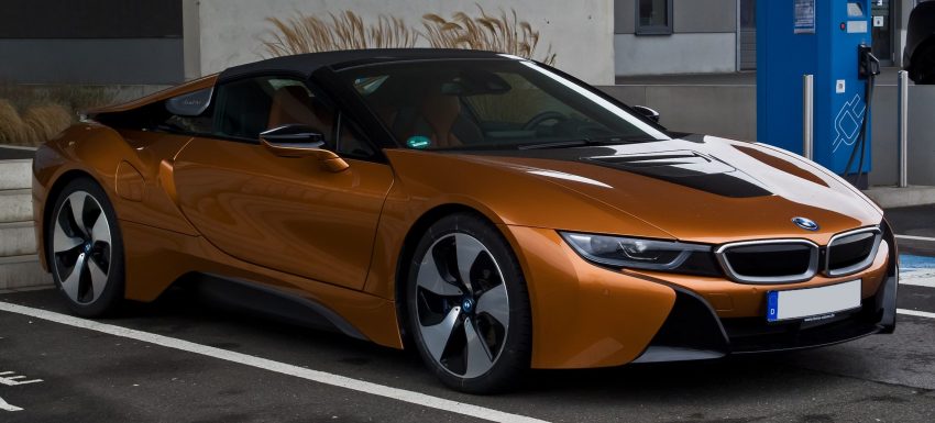 BMW i8 Roadster Seitenansicht