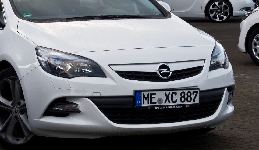 Opel Astra J Frontscheinwerfer Halogen
