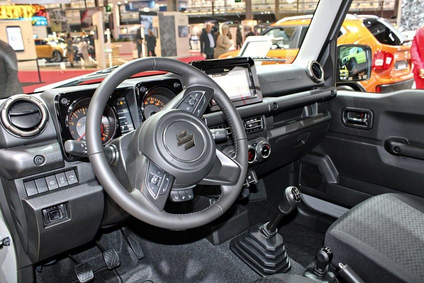 Navigationssystem eines Suzuki JImny