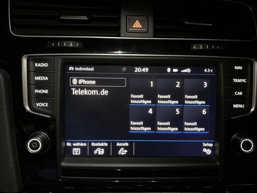 VW Display Bluetooth verbinden