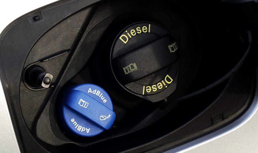 AdBlue Tank eines TDI Fahrzeugs