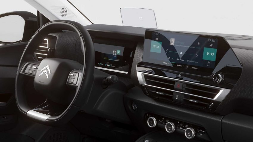 Citroen C4 Infotainment Display