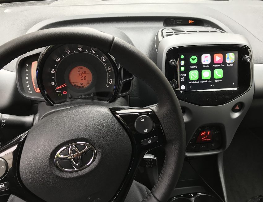 Apple Carplay im Toyota Aygo